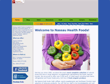 Tablet Screenshot of nassauhealthfoods.net